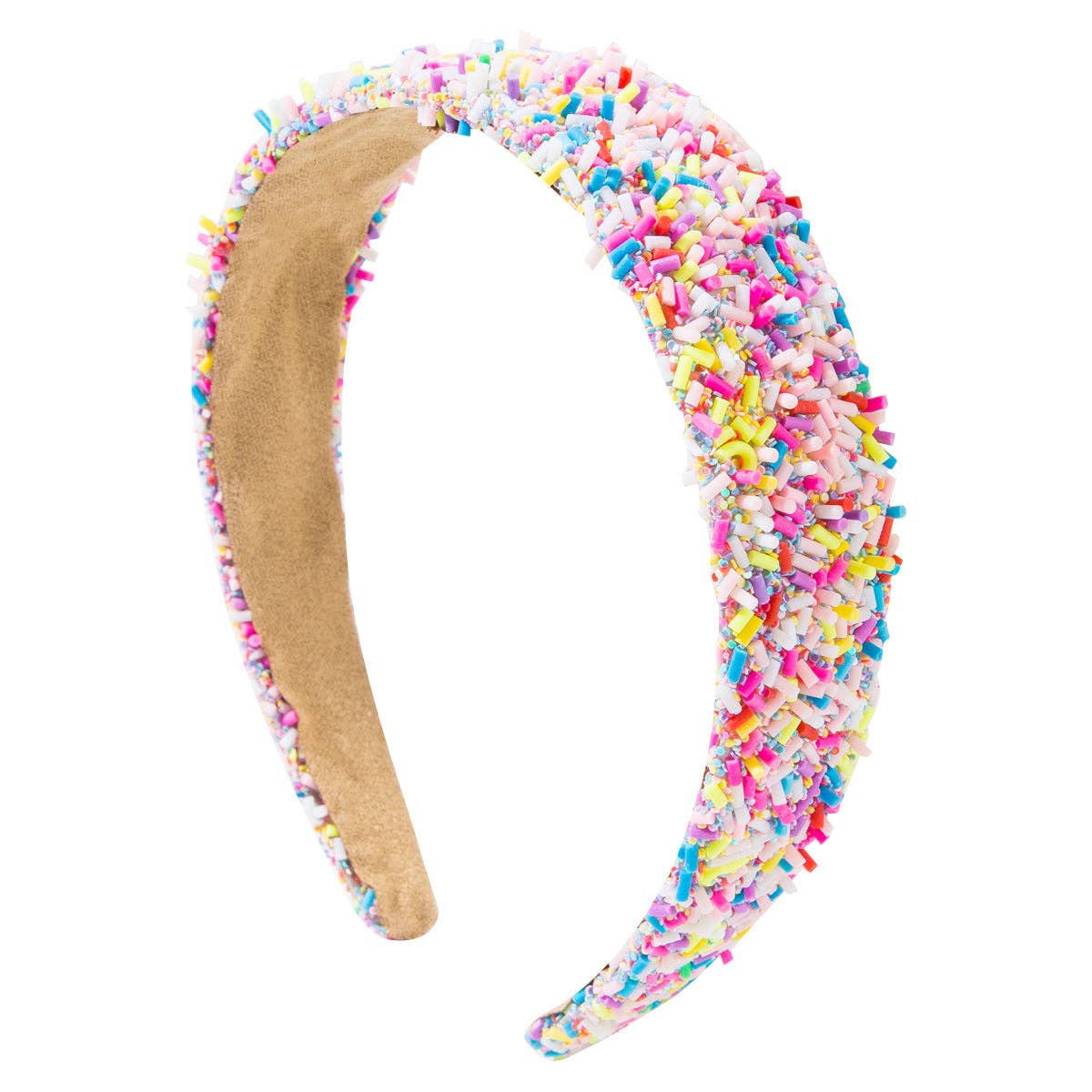 Fashionable Wide
Headband with Geometric Design