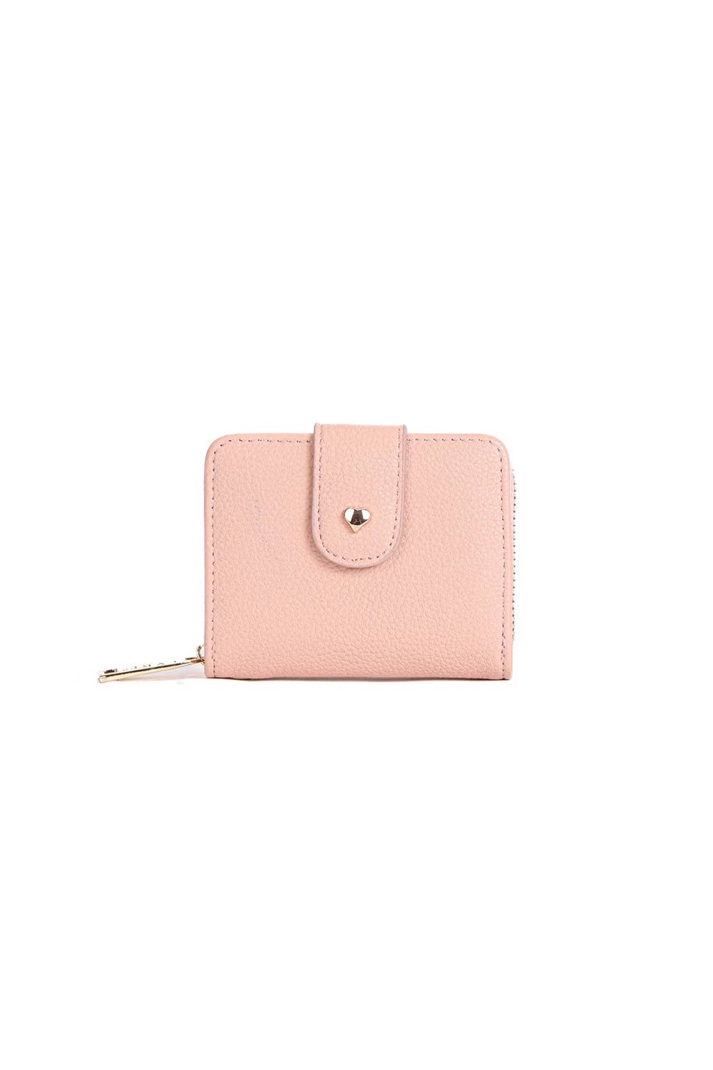 Compact Wristlet Purse Wallet with Card Slots and Zipper
