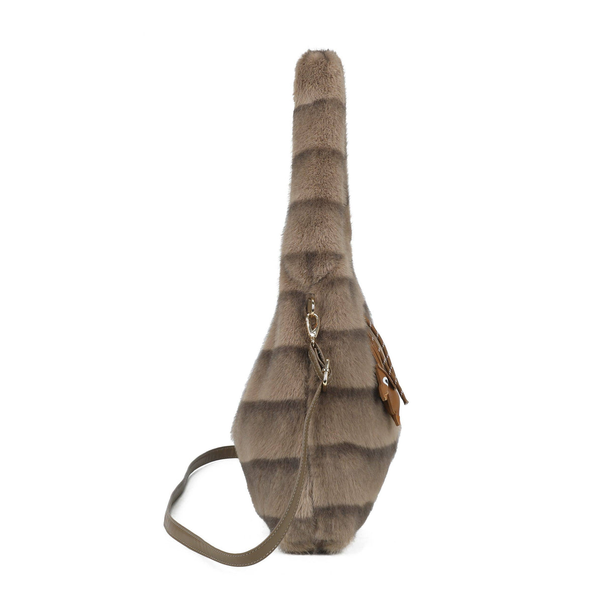 Cozy Faux Fur Hobo Soft Textured Tote Shoulder Bag