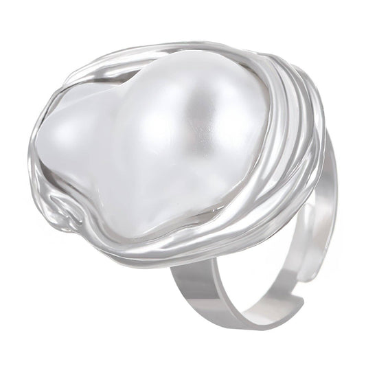 Baroque Pearl Ring