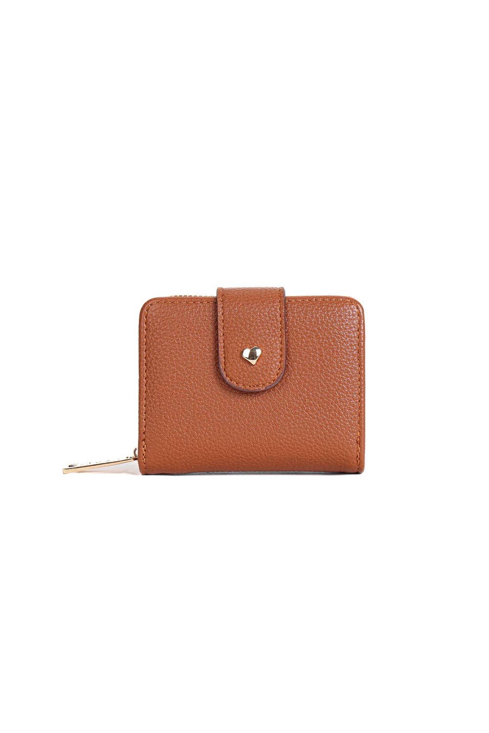Compact Wristlet Purse Wallet with Card Slots and Zipper