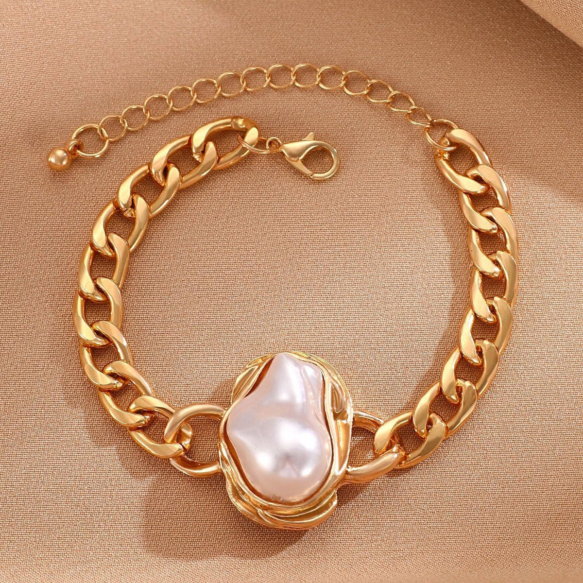 Baroque Pearl jewellery Necklaces, Earrings, Ring, and Bracelet set