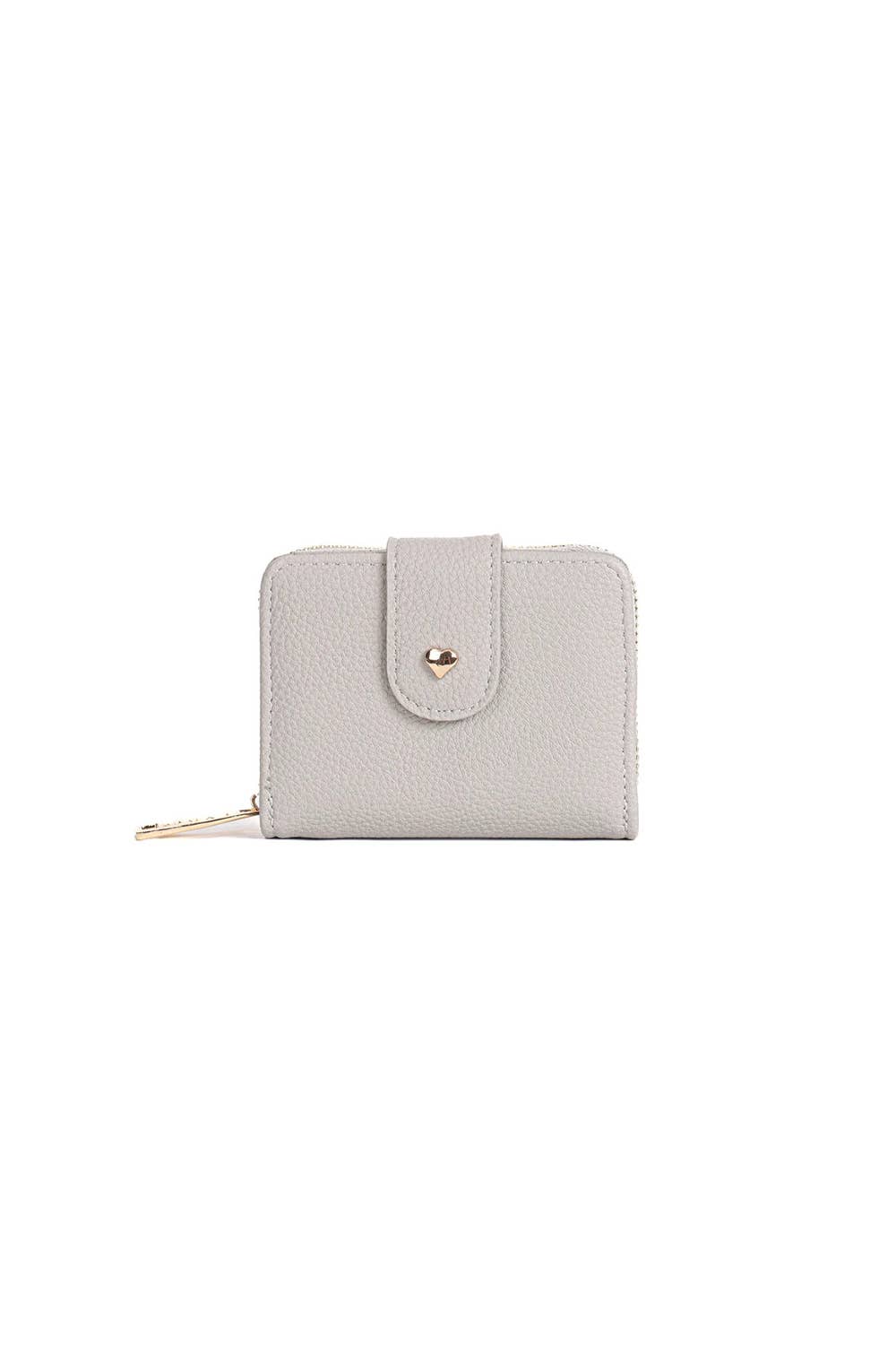 Compact Wristlet Purse Wallet with Card Slots and Zipper