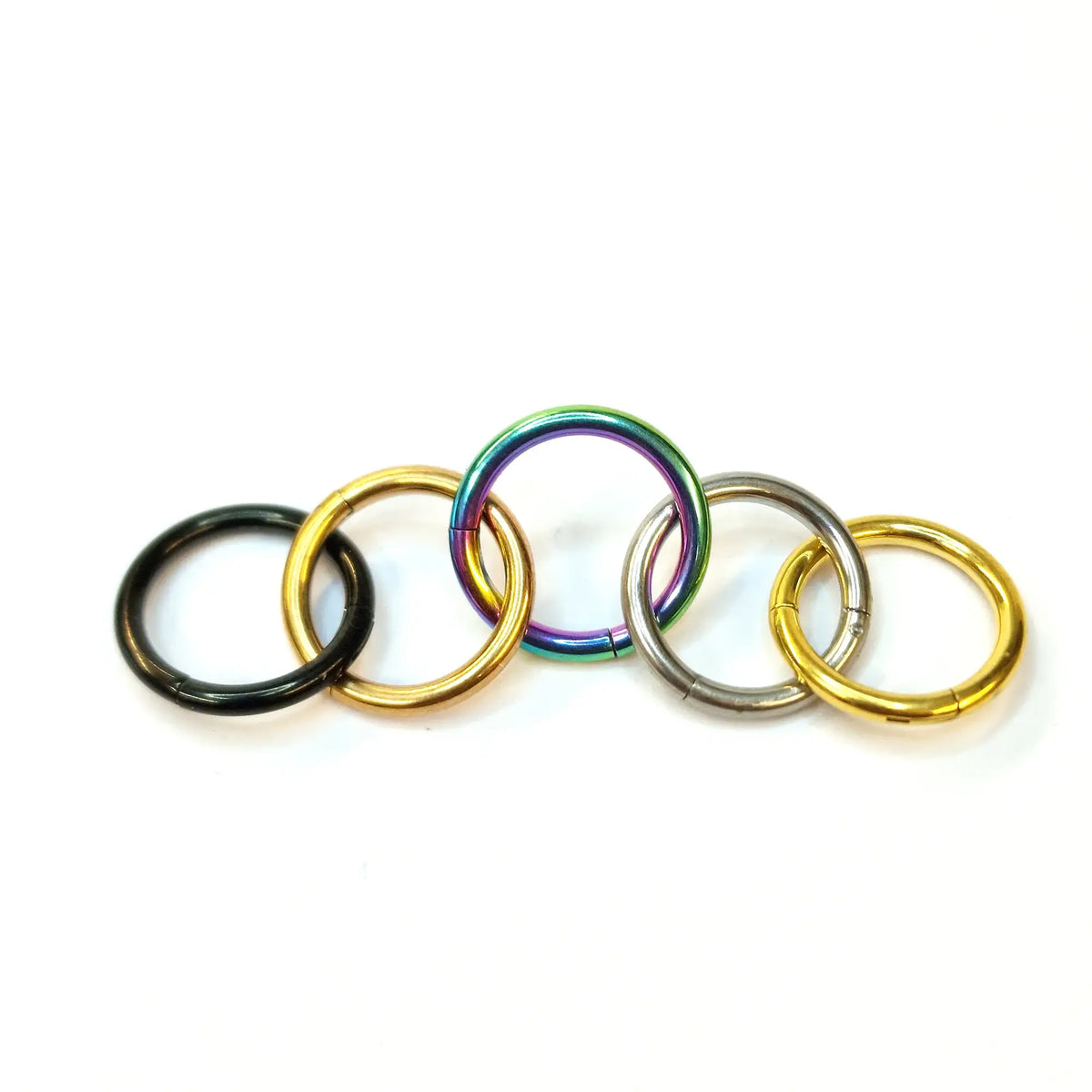 HINGED SEGMENT RINGS , CLICKER RING - SURGICAL STEEL 316L