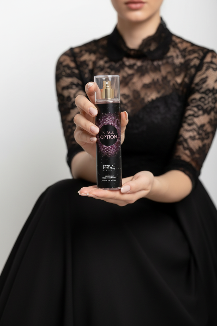 PRIVE Black Option (Pour Femme) - Body Mist - 250ml