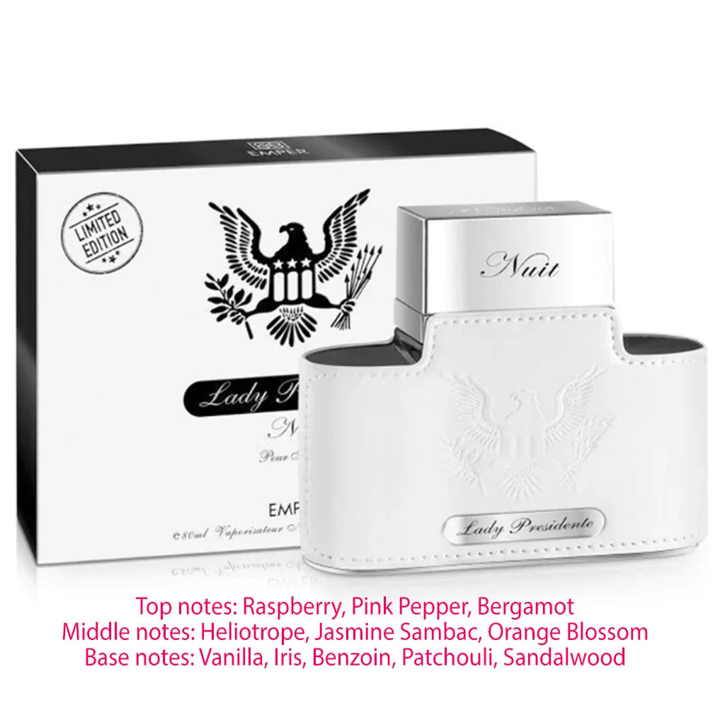 EMPER LADY PRESIDENTE Nuit Pour Femme Eau De Parfum 80ml