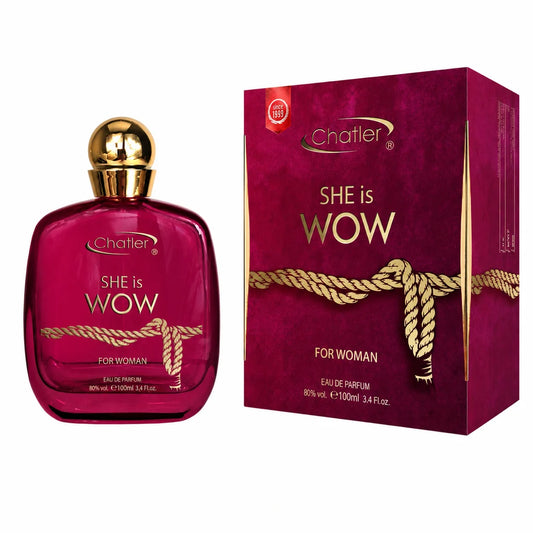 Chatler She's WOW Eau De Parfum 100ml Inspired by Emporio Armani Power of You | Women's Fruity Floral Vanilla Perfume