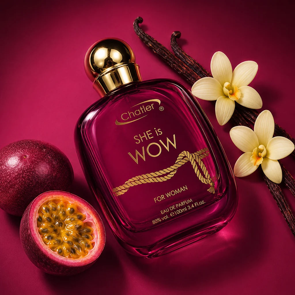 Chatler She's WOW Eau De Parfum 100ml Inspired by Emporio Armani Power of You | Women's Fruity Floral Vanilla Perfume