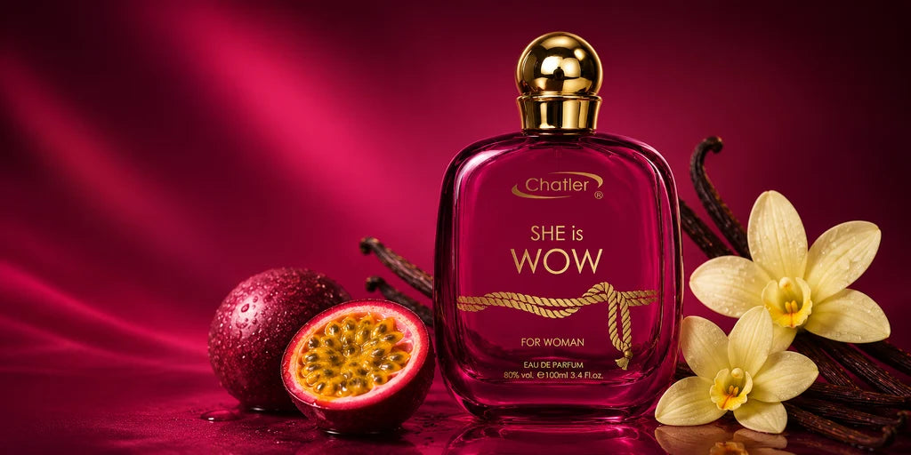 Chatler She's WOW Eau De Parfum 100ml Inspired by Emporio Armani Power of You | Women's Fruity Floral Vanilla Perfume