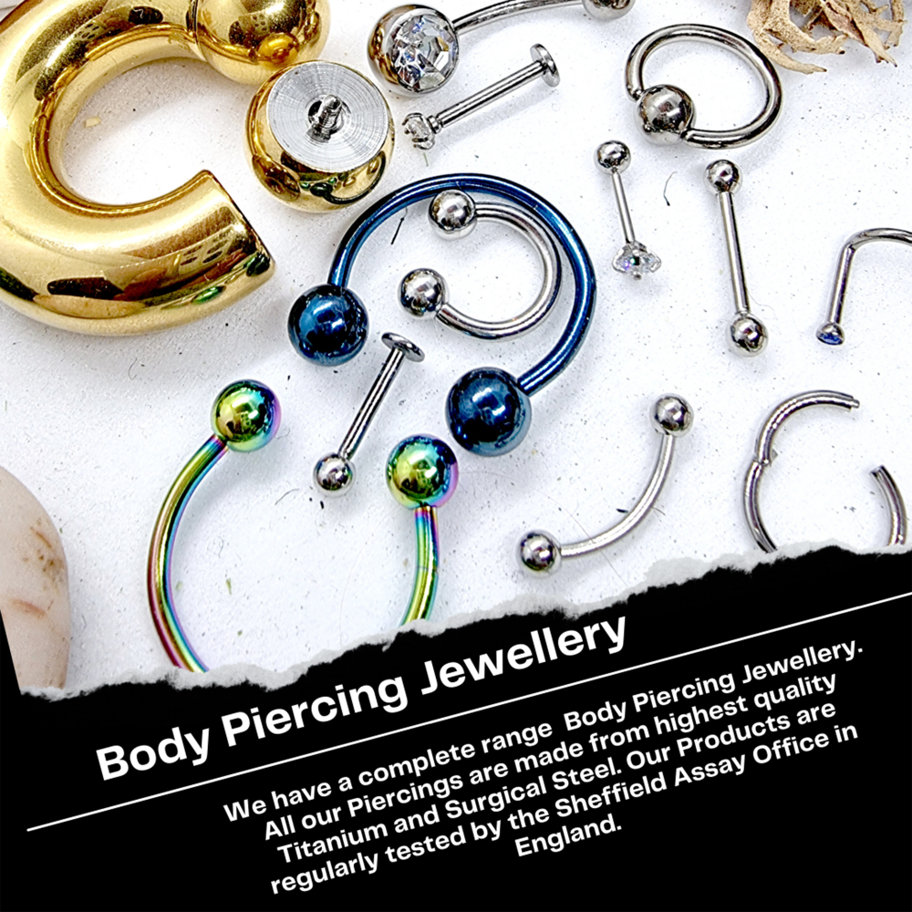 BELLYBAR PRONG SET INTERNALLY THREADED 14G(1.6mm) - 316L