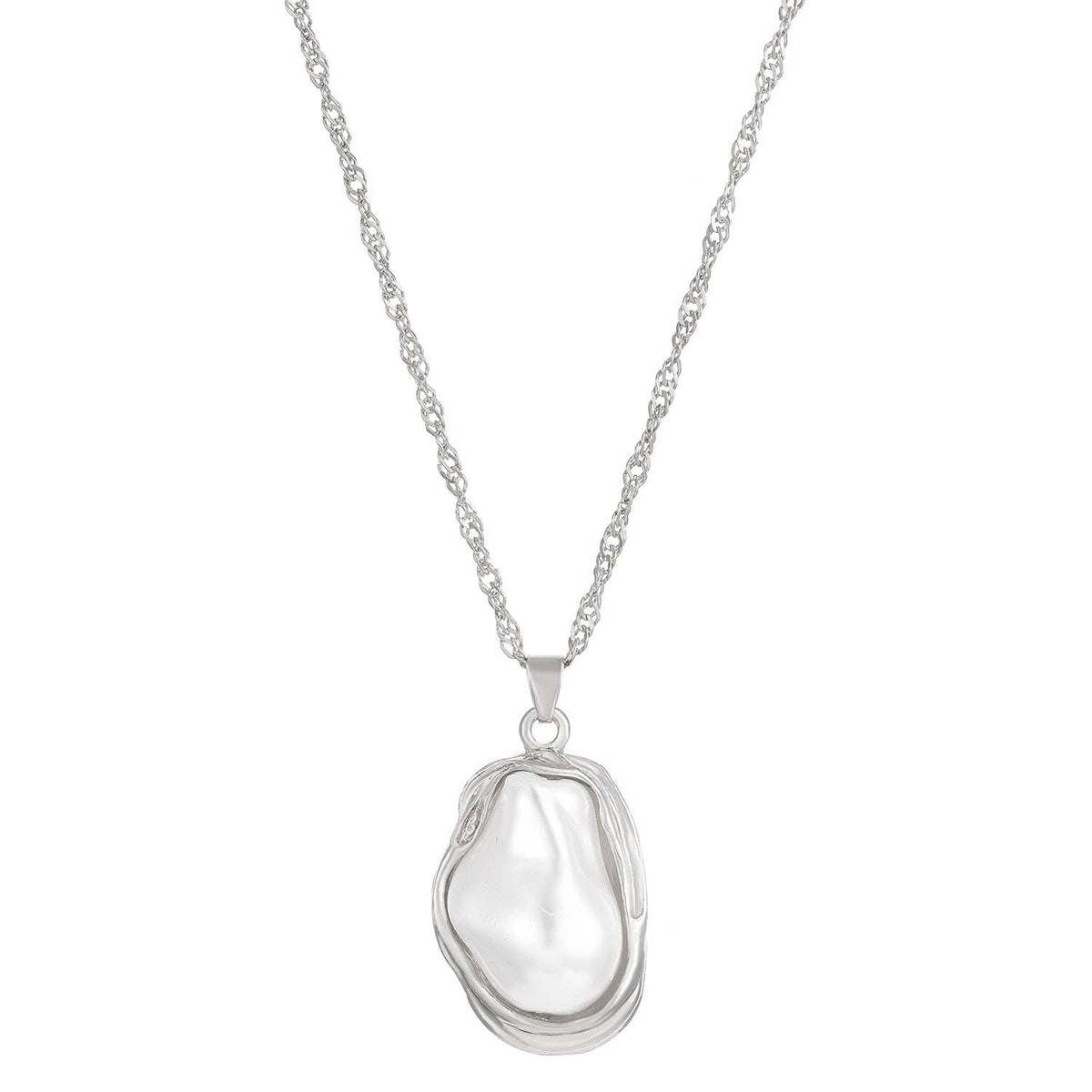 Baroque Pearl Pendant Necklace
