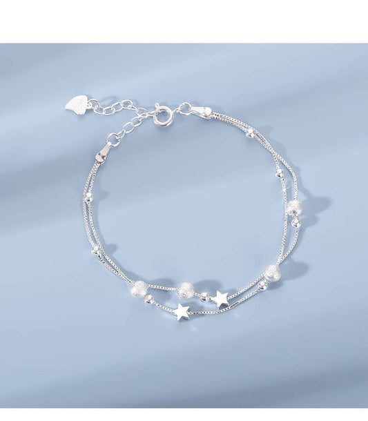 Moon & Star Sterling Silver bracelet